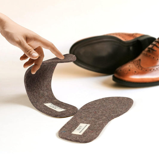 Wool Felt Insoles – 100% Natural Wool | 4mm Thick | NWF National Woollen & Finishers