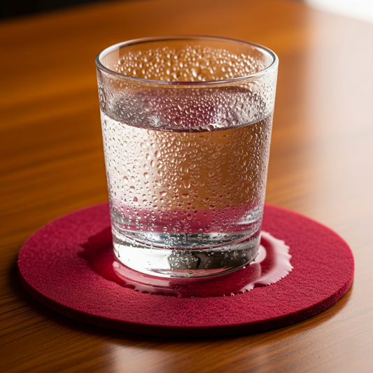 Coaster Set of 6 – Wool Felt, Heat-Resistant & Eco-Friendly | NWF National Woollen & Finishers