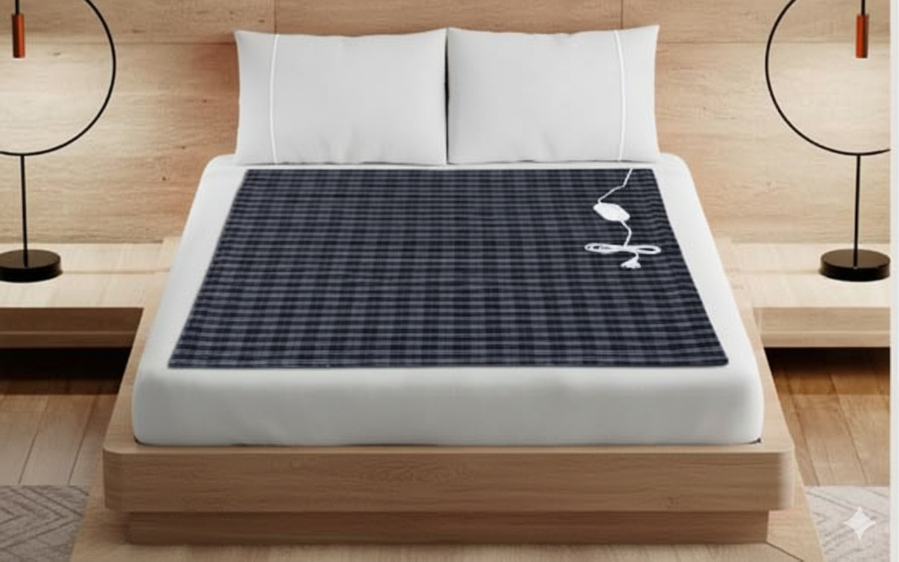 Electric Heating Oblic Warmer Bedsheet | Shockproof Wool Heating Kambal – NWF National Woollen & Finishers