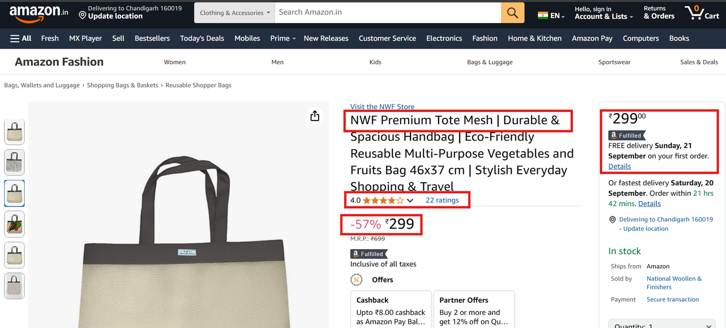 Mesh Tote Bag – Reusable, Eco-Friendly & Stylish Everyday Carry | NWF