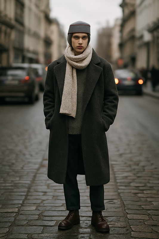 Cap for Winter – Wool Blend Ear Cover Cap | Unisex Warm Caps NWF National Woollen & Finishers