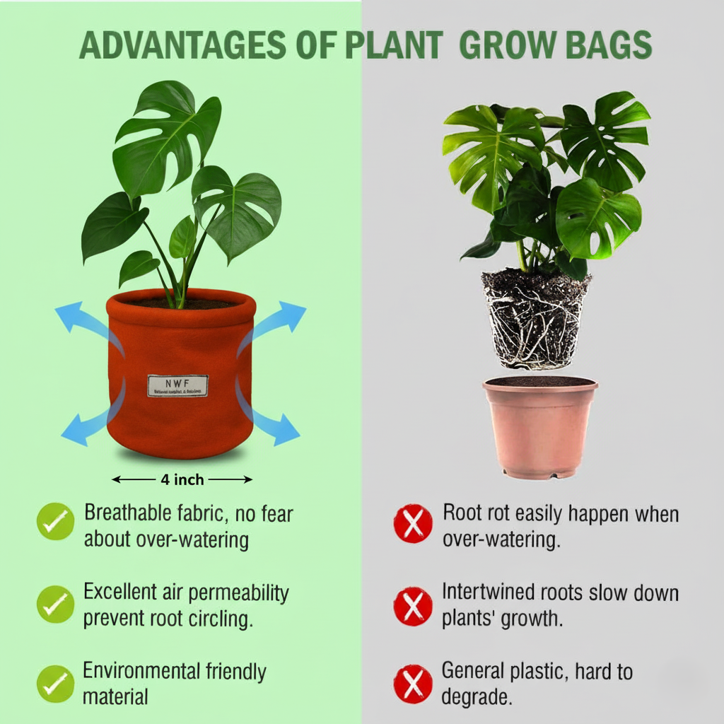 Wool Pot – Premium Eco-Friendly, Breathable & Reusable Planter | NWF