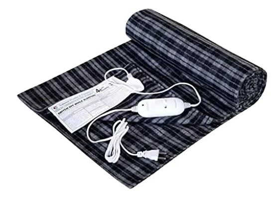 Wool Electric Under Blanket for Single Bed | 30x60" Shockproof Heating Kambal