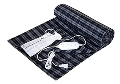 Wool Electric Under Blanket for Single Bed | 30x60" Shockproof Heating Kambal