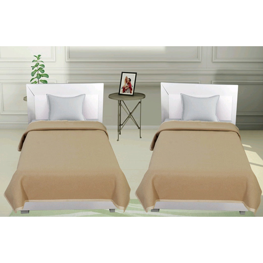 Wool Blanket | Premium Single Bed Wool Blanket for Ultimate Warmth and Comfort National Woollen & Finishers