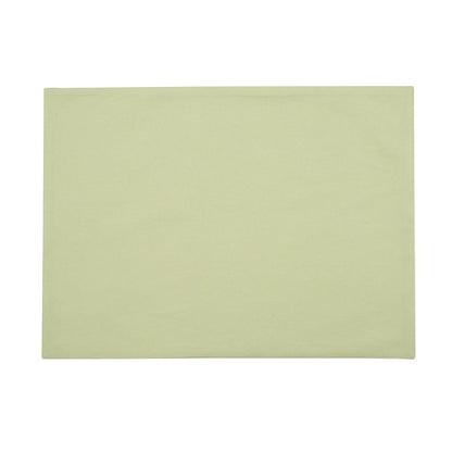 Cotton Table Placemats Set of 4 | Green Heat-Resistant & Washable Mats