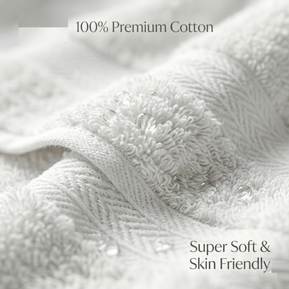 NWF Premium Cotton Bath Towel 58" x 28" | Ultra Soft, Highly Absorbent & Quick Dry | Large Size Bath Towel for Men & Women | Skin Friendly & Durable | Bathroom, Gym & Travel Use