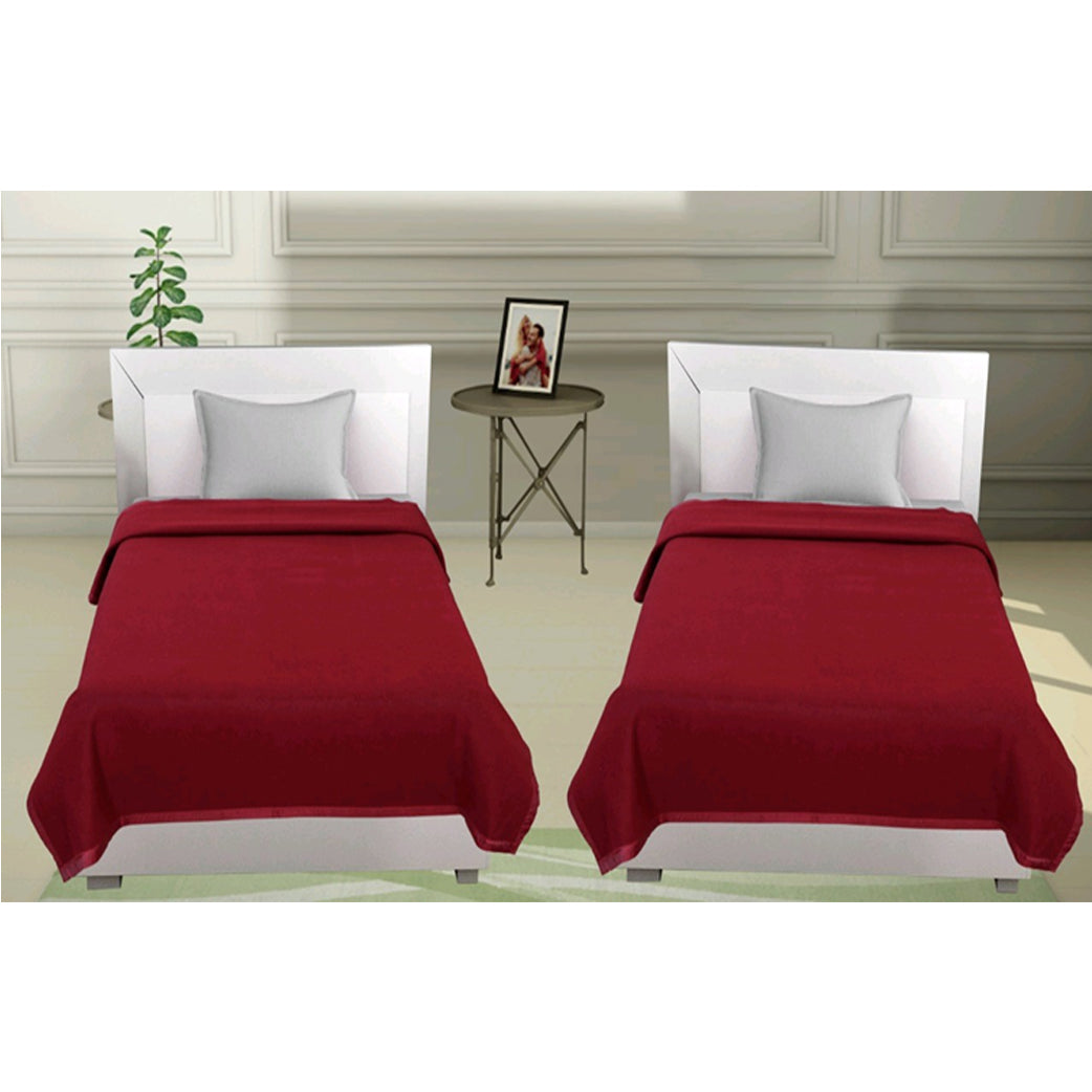 Pure Wool Merino Blanket | Woolmark Certified Premium Single Bed Wool Blanket | NWF National Woollen & Finishers