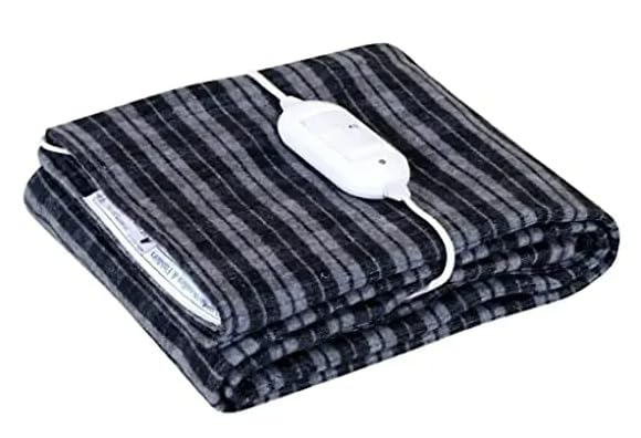 Wool Electric Under Blanket for Single Bed | 30x60" Shockproof Heating Kambal