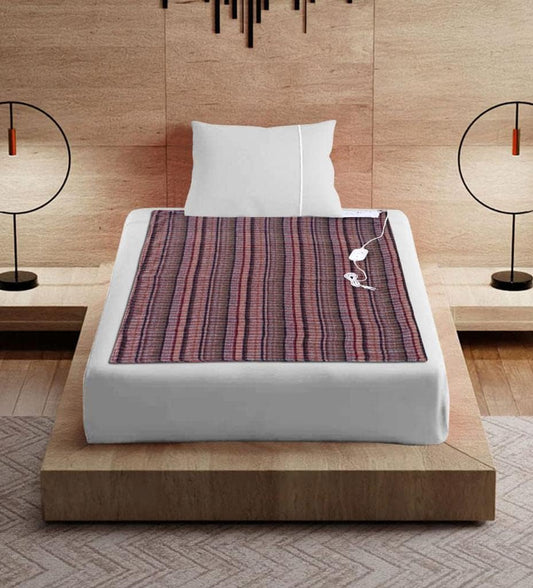 Wool Electric Under Blanket for Single Bed | 30x60" Shockproof Heating Kambal