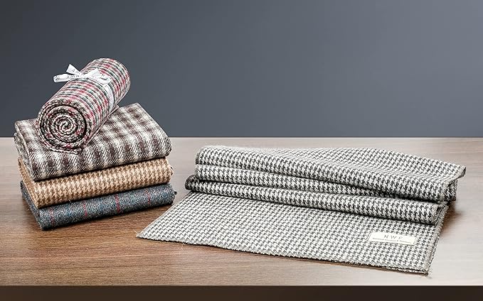 Unisex Wool Muffler Scarf | Soft Cashmere-Feel Solid Winter Wrap