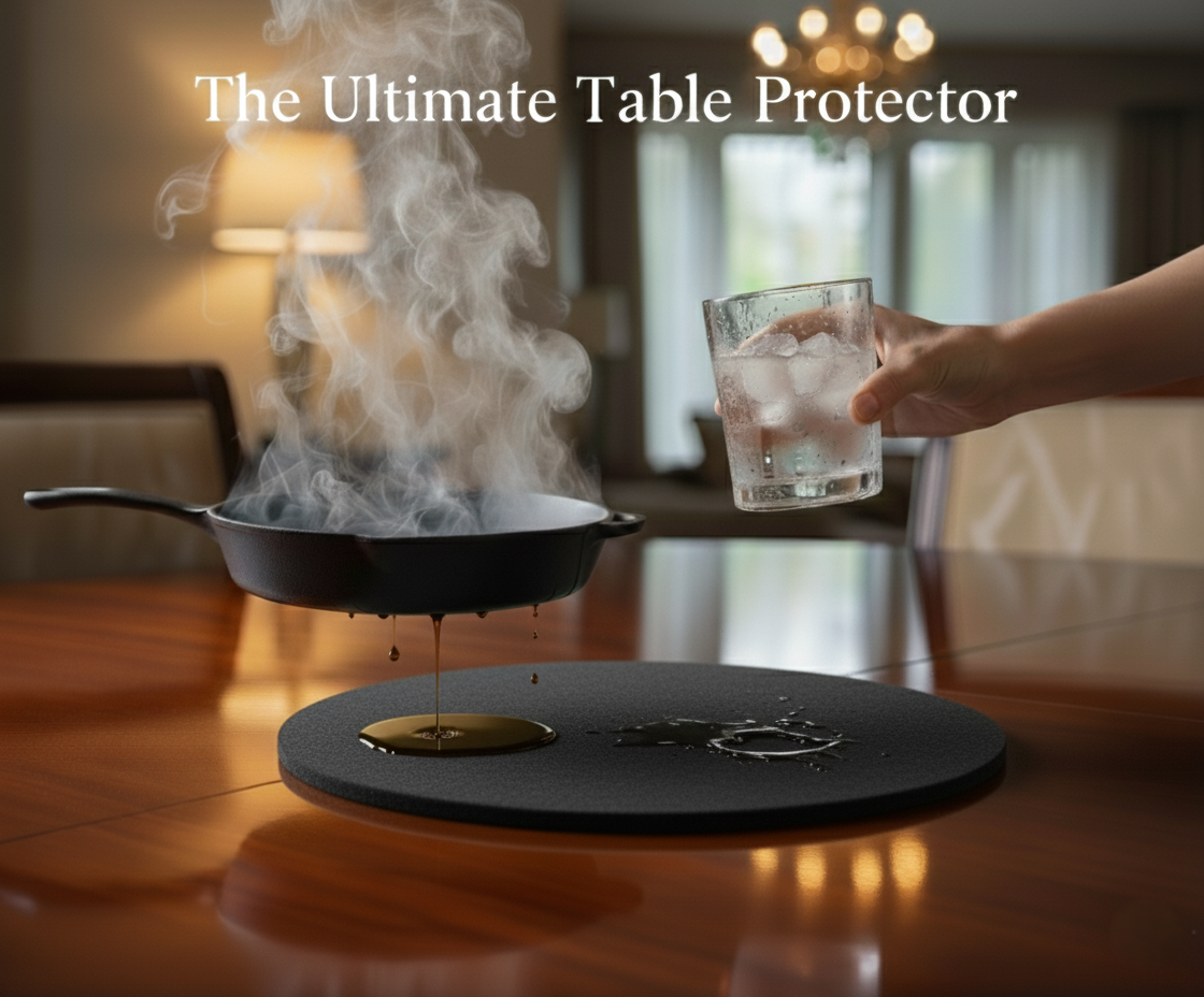 Premium Wool Felt Coaster Set of 6 pcs – Heat-Resistant, Water-Absorbent & Stylish | NWF