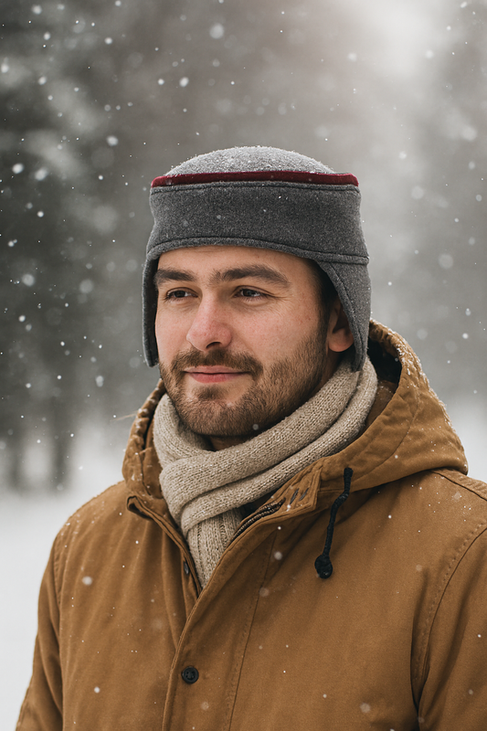 Cap for Winter – Wool Blend Ear Cover Cap | Unisex Warm Caps NWF