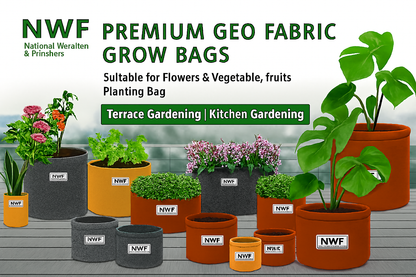 Wool Pot – Set of 4 Piece | Premium Eco-Friendly, Breathable & Reusable Planter | NWF