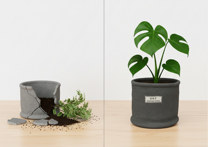 Wool Pot – Premium Eco-Friendly, Breathable & Reusable Planter | NWF