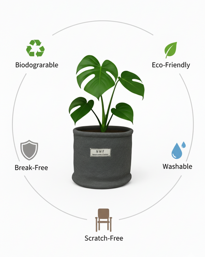 Wool Pot – Premium Eco-Friendly, Breathable & Reusable Planter | NWF