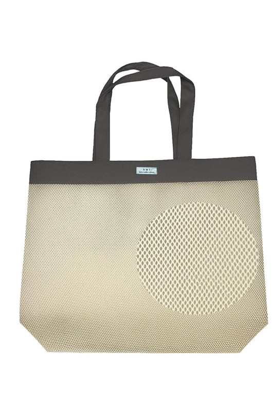 Premium Mesh Tote Bag | Eco-Friendly Reusable Shopping & Travel Bag | Large 46x37 cm | NWF