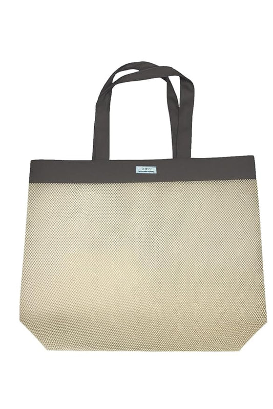 Premium Mesh Tote Bag | Eco-Friendly Reusable Shopping & Travel Bag | Large 46x37 cm | NWF