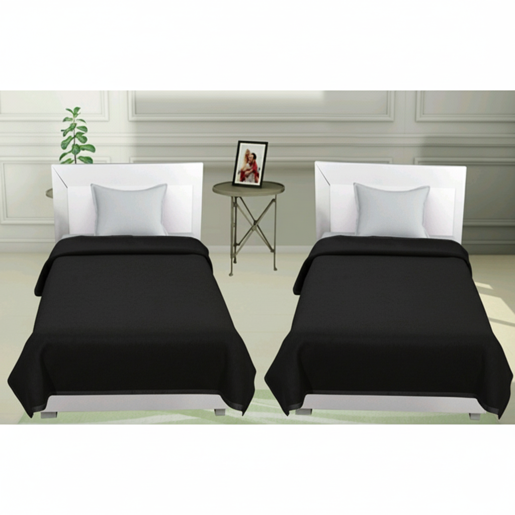 Pure Wool Merino Blanket | Woolmark Certified Premium Single Bed Wool Blanket | NWF National Woollen & Finishers