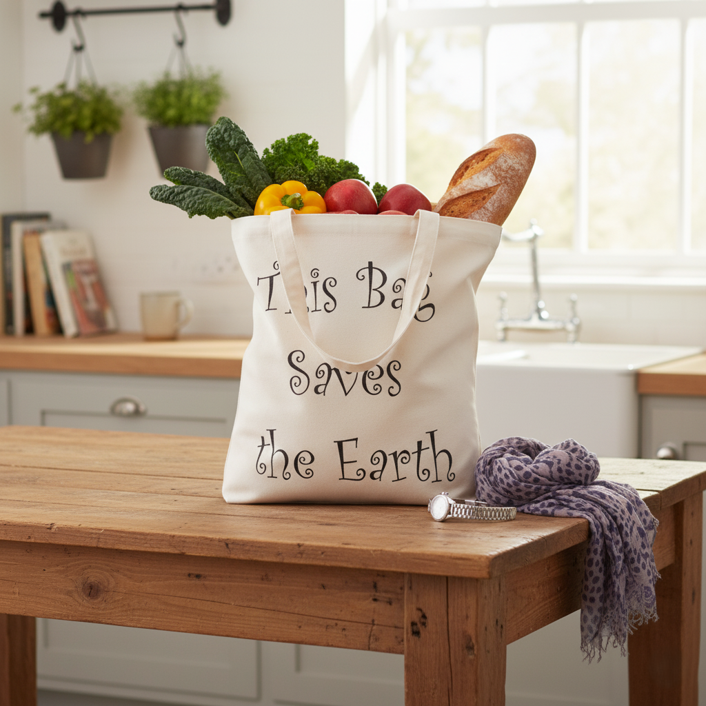 Cotton Tote Bag – Eco-Friendly, Reusable & Durable | NWF