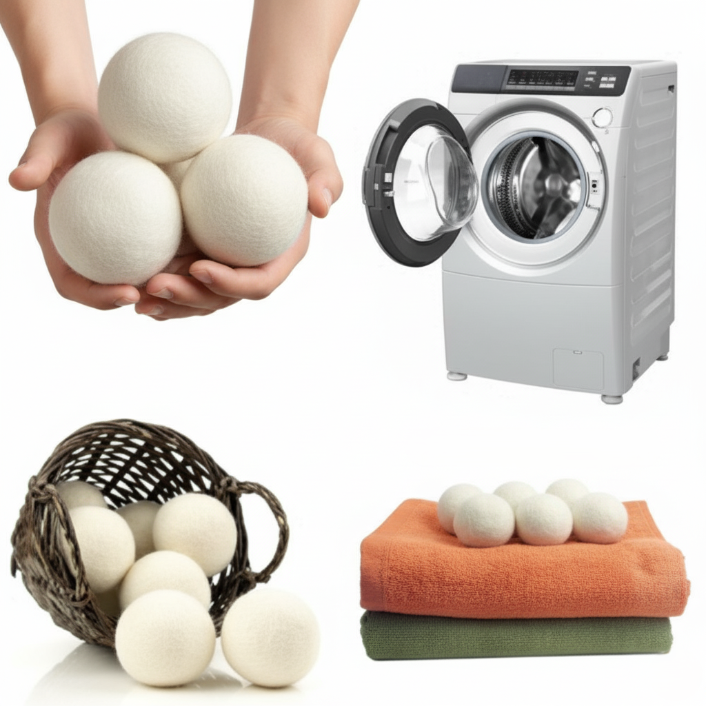 Wool Dryer Balls | Natural, Eco-Friendly Fabric Softener - NWF National Woollen & Finishers