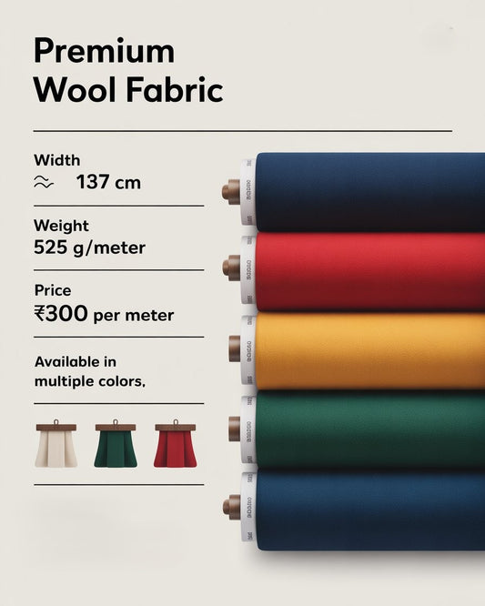 Wool Fabric – 100% Natural, Durable & Eco-Friendly | ₹300/meter | NWF